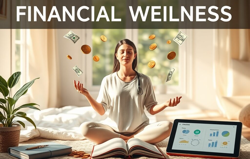 Financial wellness and a healthy relationship with money through balance and mindfulness