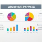 Visual of a balanced investment portfolio with multiple asset classes.